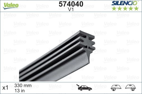 Fiat Bravo Palio Weekend Uno Arka Silecek Lastiği Silencio 330mm VALEO