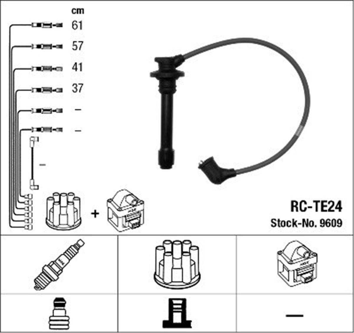 Bujı Kablosu Tk Corolla 1.6 Ae92 87-92 Rc-Te24