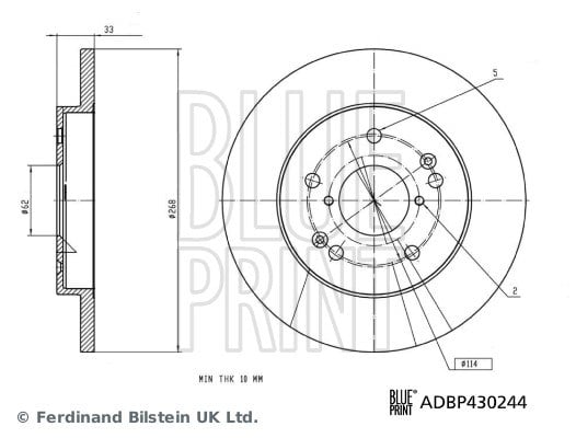 BYD Atto 3 Fren Diski BLUEPRINT