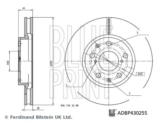BYD Seal Fren Diski BLUEPRINT