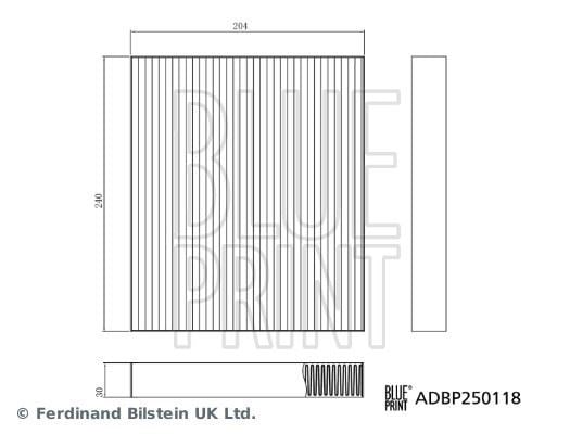 BYD Kabin Filtresi BLUEPRINT