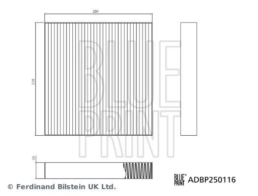 BYD Kabin Filtresi BLUEPRINT