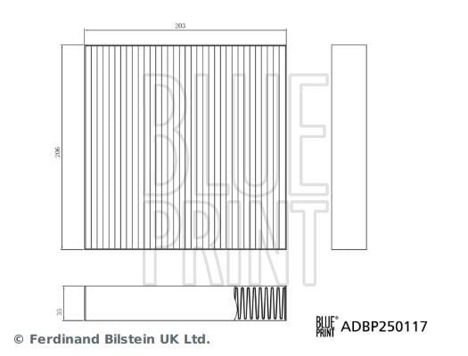 BYD Kabin Filtresi BLUEPRINT