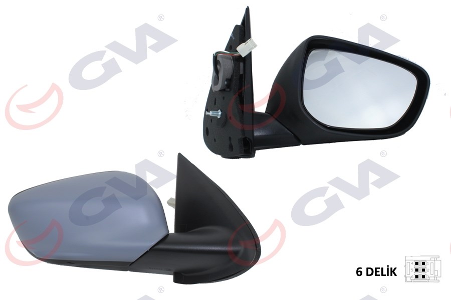 Citroen C-Elysee Peugeot 301 Sağ Dış Dikiz Aynası Elektrikli Isıtmalı... GVA