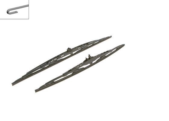 Mercedes C-Class W203 S203 CL203 Silecek Süpürgesi Takımı 600-530mm BOSCH