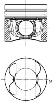 Mercedes OM651 Motor Piston Segman Standart KOLBEN