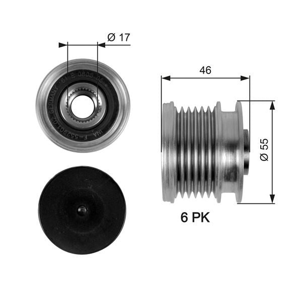 Mercedes W204 W205 C218 W212 W222 X204 W166 C292 W639 W447 B906 Alternatör... GATES