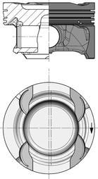 Mercedes M274.910 Motor Piston Segman Standart KOLBEN