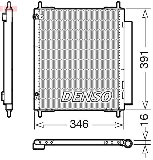 Citroen C-Zero Klima Radyatörü Kondenser DENSO