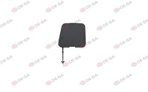 Citroen C1 Ön Tampon Çeki Demiri Kapağı Siyah DEGA