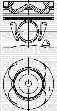 Mercedes C180 C200 C220 C250 CLS250 E200 E220 Sprinter Piston Segman... YENMAK