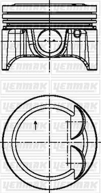 Citroen C2 Motor Piston Segman STD YENMAK