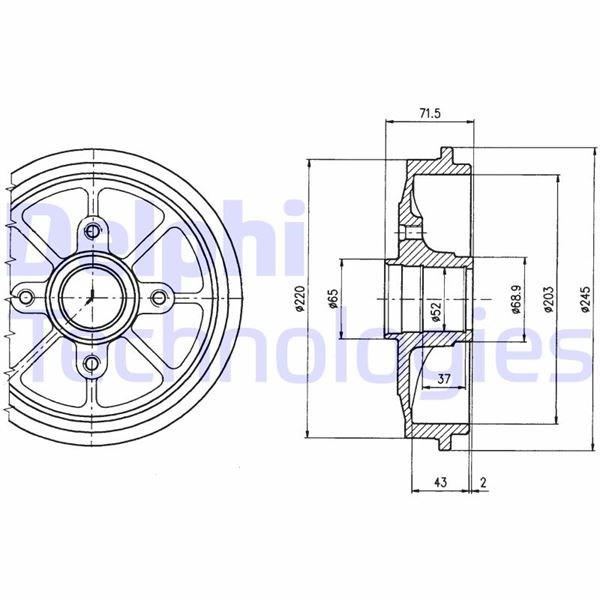 Citroen C2 C3 C3 II C3 Pluriel Peugeot 206 1007 301 208 C3 III DS3 C4 Cactus... DELPHI