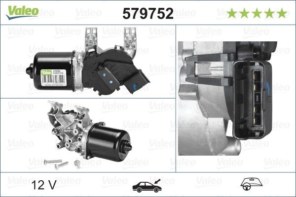 Citroen C2 Silecek Motoru Ön VALEO