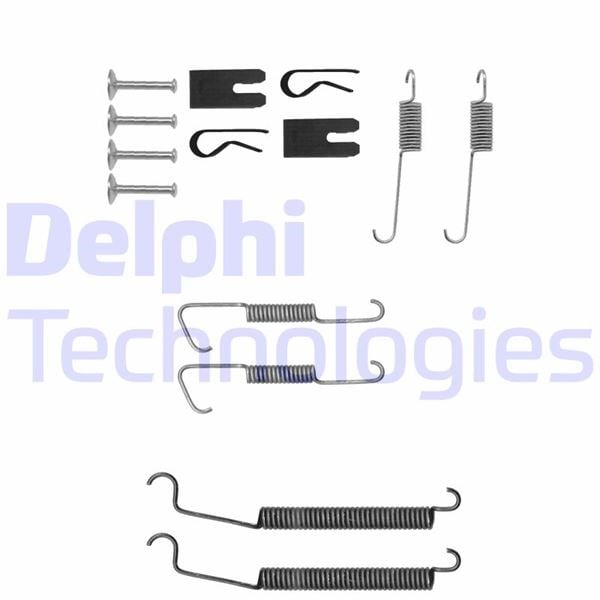Citroen C2 C3 C3 Pluriel Peugeot 1007 Arka Fren Pabuç Montaj Takımı DELPHI