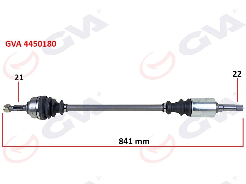 Citroen C2 Komple Aks Sağ 1.1-1.4 GVA