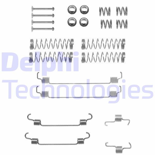 Citroen C2 C3 C3 Pluriel Peugeot 1007 Arka Fren Pabuç Montaj Takımı DELPHI