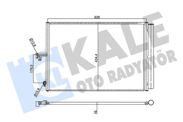 Mercedes C218 X218 W212 Klima Radyatörü KALE-RADYATOR