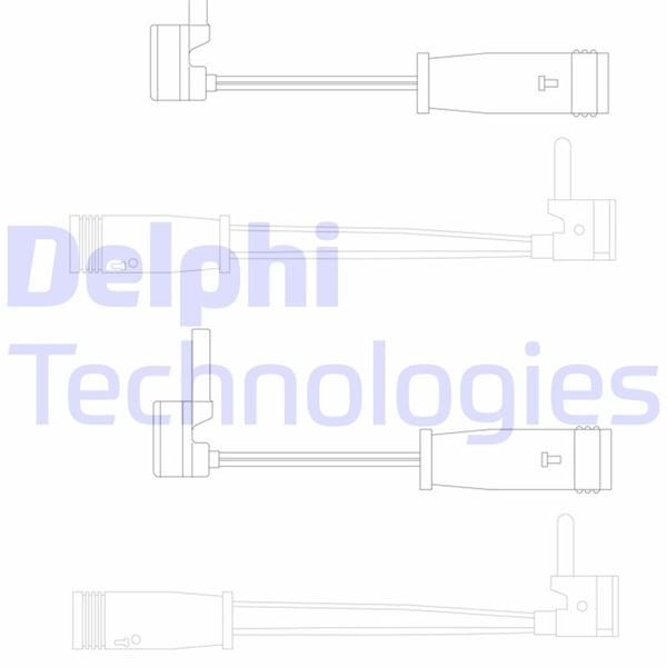 Mercedes C219 W211 S211 Çift Balata Fişi DELPHI