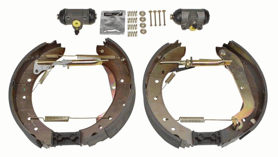 Citroen C25 Arka Aks Pabuçlu Balata Kiti TRW