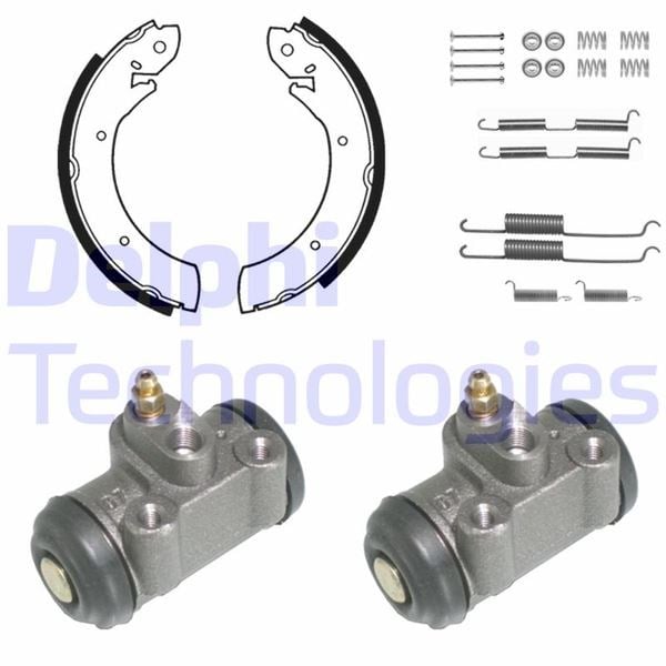 Citroen C25 Fiat Ducato Peugeot J5 Renault Master Arka Fren Pabuç Kiti DELPHI
