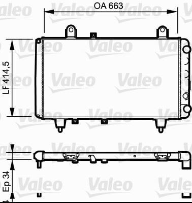 Citroen C25 Radyatör 2.5D VALEO