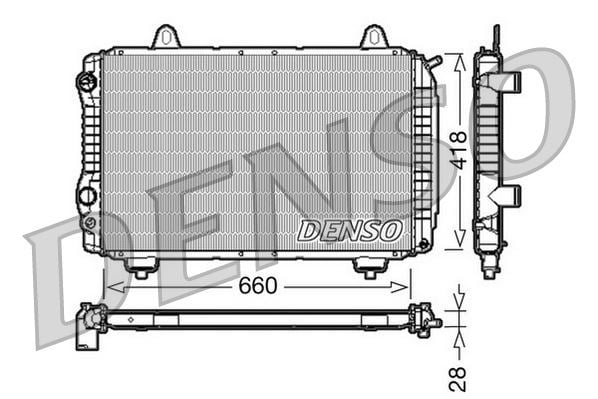 Citroen C25 Motor Su Radyatörü DENSO
