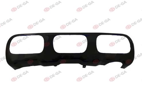 Citroen C3 Aircross Arka Tampon Spoyler Çerçevesi Gri Desenli DEGA