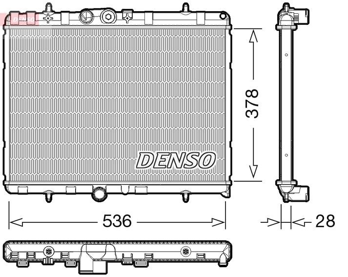 Citroen C3 II Motor Su Radyatörü DENSO