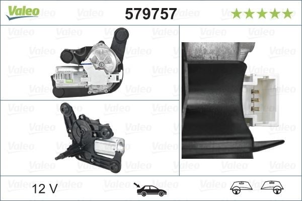 Citroen C3 Picasso Arka Silecek Motoru VALEO