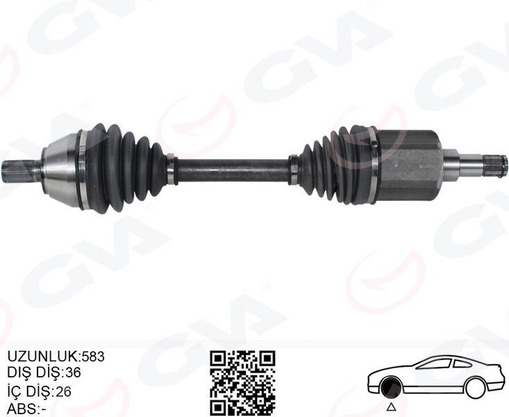 Volvo C30 Ön Sol Komple Aks Mekanik Şanzıman 6 Vites GVA