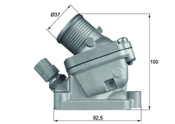 Volvo C30 Termostat Komple 2.4D MAHLE