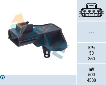 Volvo C30 C70 II S40 II S60 II Emme Manifold Basınç Sensörü FAE