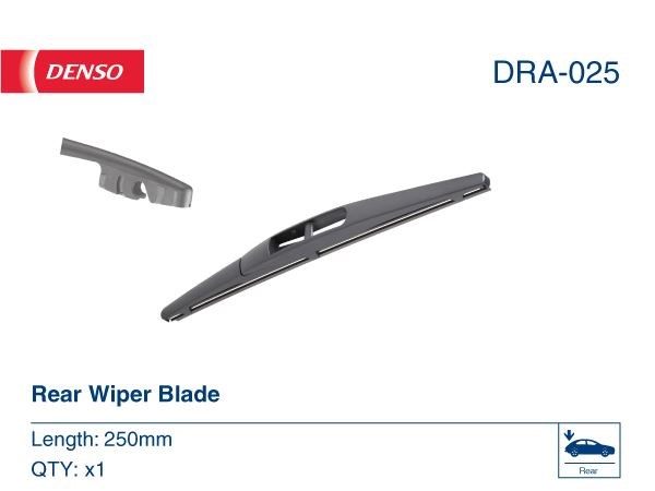 Arka Silecek Süpürgesi 25cm DENSO