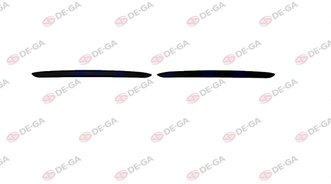 Citroen C4 Arka Tampon Çıtası Köşe Set DEGA