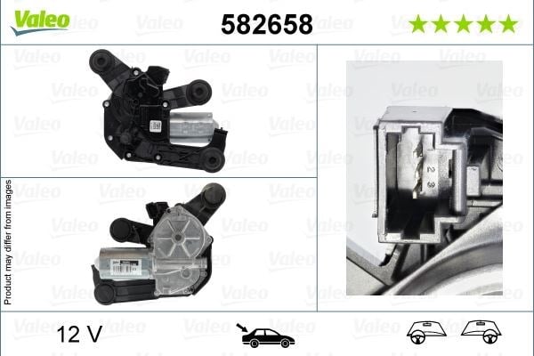 Citroen C4 Cactus Arka Silecek Motoru VALEO