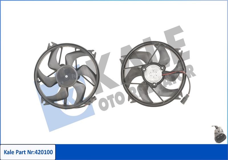 Citroen C4 I Fan Motoru Pervane KALE-RADYATOR