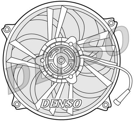 Citroen C4 I-II DS4 Peugeot 307 Radyatör Fan Motoru Pervane 200W-385mm DENSO