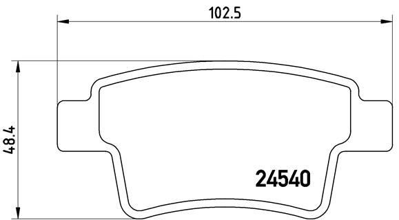 Citroen C4 Picasso Grand Picasso Arka Balata BREMBO