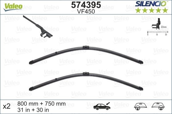 Citroen C4 Picasso Silecek Süpürgesi Takımı 800 750 mm VALEO