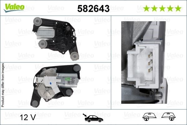 Citroen C5 Arka Silecek Motoru VALEO