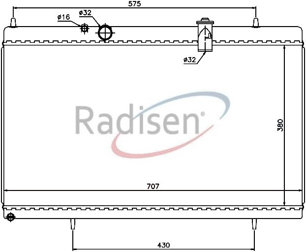 Citroen C5 Radyatör 3.0i V6 24V RADISEN