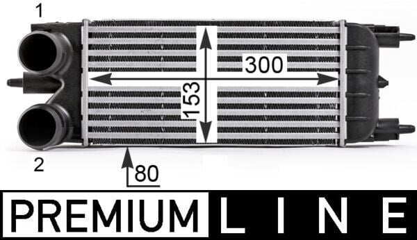 Citroen C5 İntercooler MAHLE
