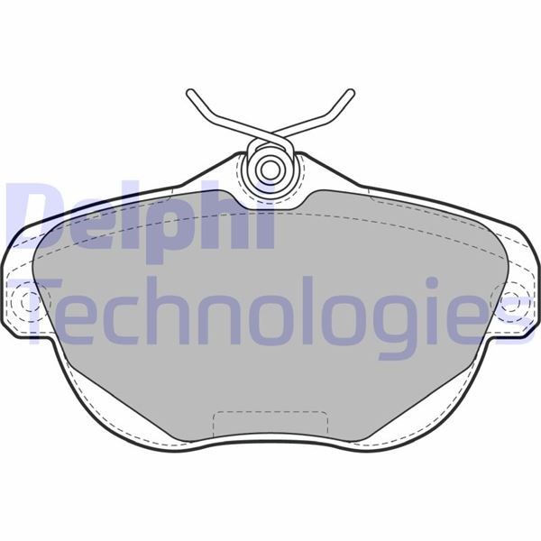 Citroen C5 Arka Fren Balatası DELPHI
