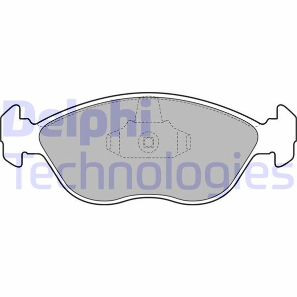 Volvo C70 S70 V70 Ön Fren Balatası DELPHI