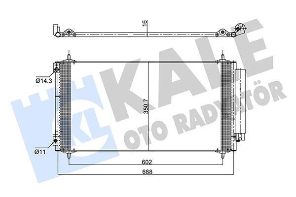 Citroen C8 Kondenser [02>] KALE-RADYATOR