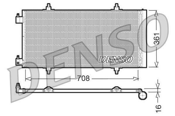 Citroen C8 Klima Kondanseri DENSO