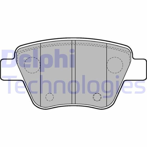 Volkswagen Caddy Golf 6 Jetta Arka Balata DELPHI