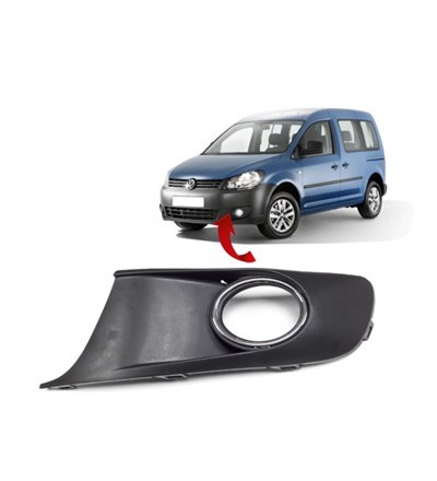 Volkswagen Caddy Sis Kapağı Sisli Nikelajlı Sol GKL