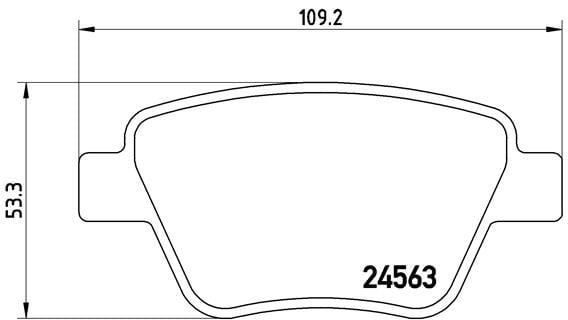 Volkswagen Caddy Arka Balata BREMBO